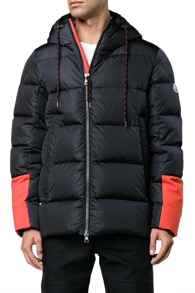 Drake puffer Jacket with hood Moncler | Tsigaloglou Collection