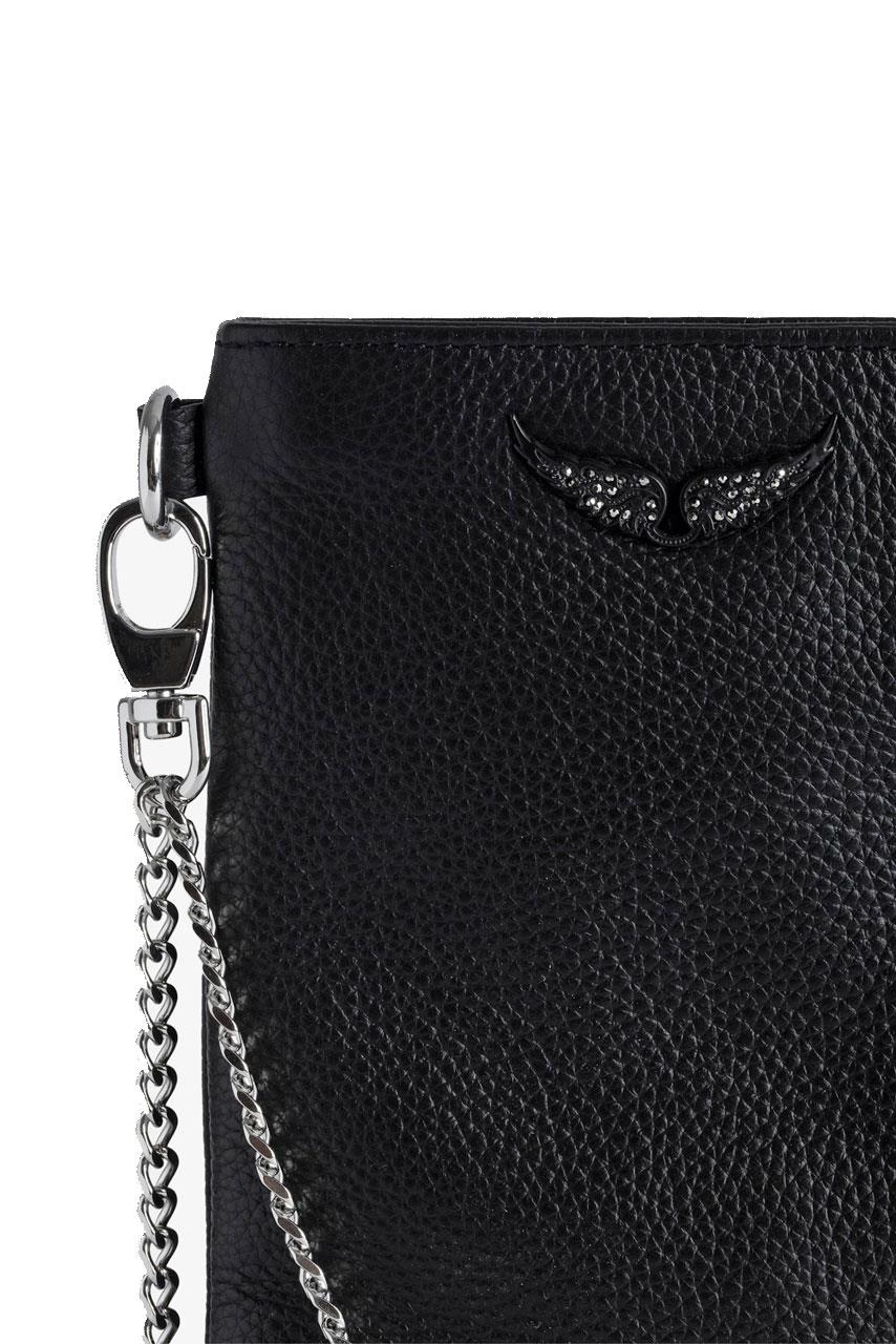 【関税込み】Rock Phone Pouch - Zadig & Voltaire - Leather - Elegant White Leather Phone Pouch | Zadig&Voltaire