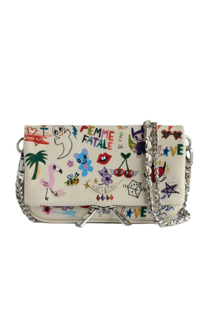 ★TOUT Y EST★ Wool logo clutch BAG-001 T-Lock Clutch Bag